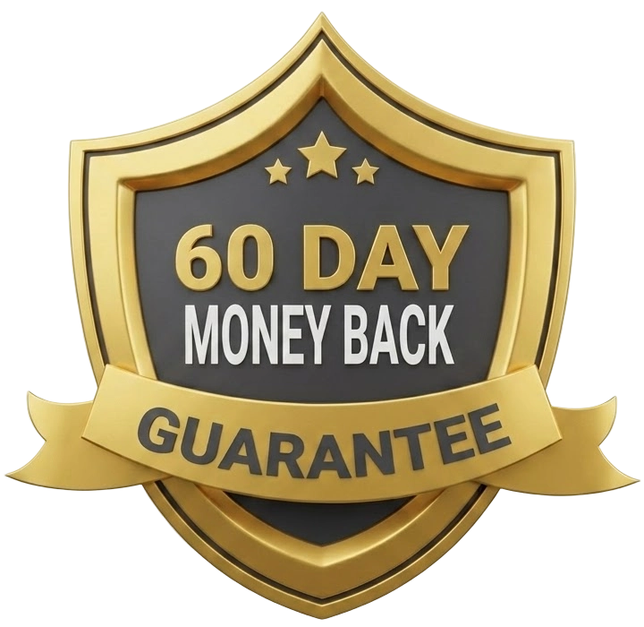 100% Risk-Free 60-Day Money-Back Guarantee
